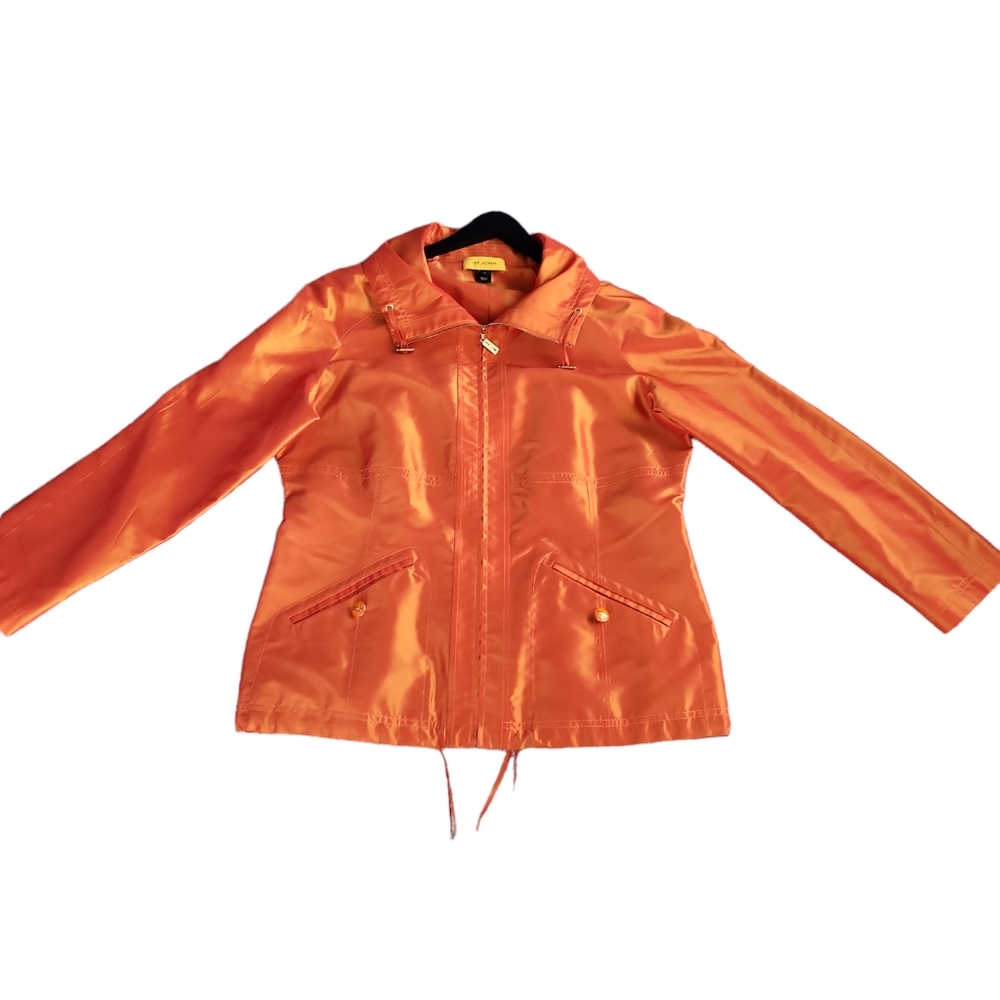 St. John womens orange jacket